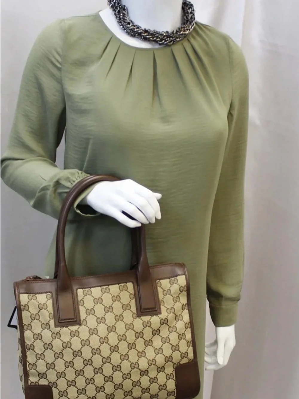 Gucci Beige‎ GG Supreme Canvas Tote